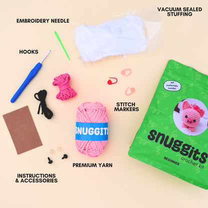 Snuggits Starter Set: 5 Kit Amigurumi Beginner Course